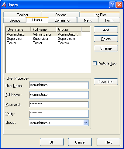 The Users Page allows the creation of new users and assignment into user groups. The Users Page allows the creation of new users and assignment into user groups.